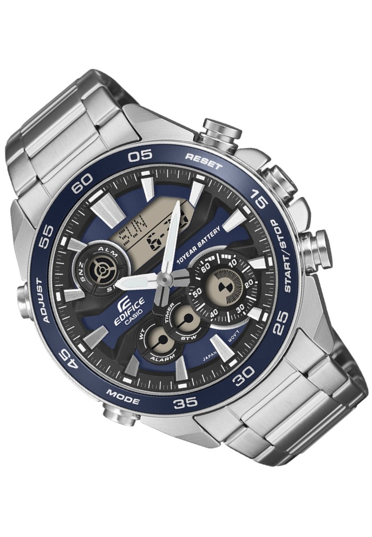 Casio Edifice ERA-130D-2ADF Stainless Steel Strap Digital Analog Watch for Men-Watch Portal Philippines