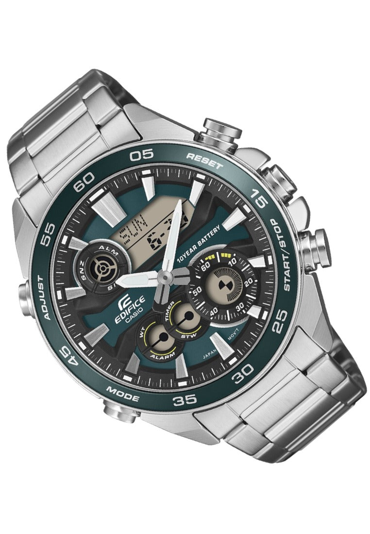 Casio Edifice ERA-130D-3ADF Stainless Steel Strap Digital Analog Watch for Men-Watch Portal Philippines
