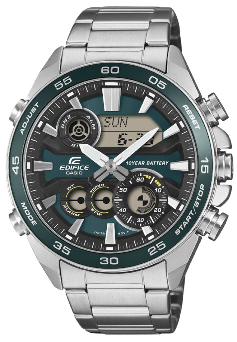 Casio Edifice ERA-130D-3ADF Stainless Steel Strap Digital Analog Watch for Men-Watch Portal Philippines