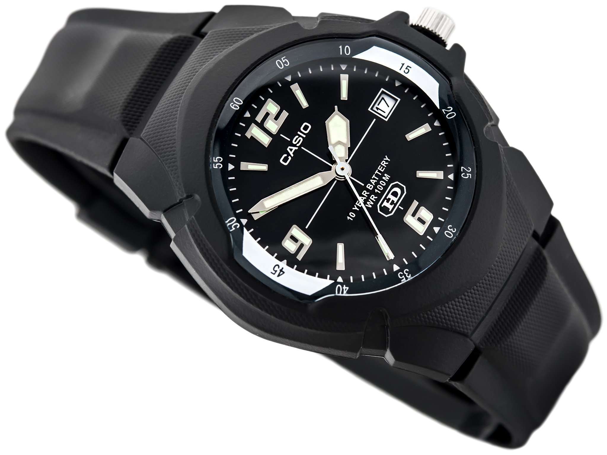 Casio Enticer MW-600F-1AVDF Black Resin Strap Analog Men's Watch-Watch Portal Philippines