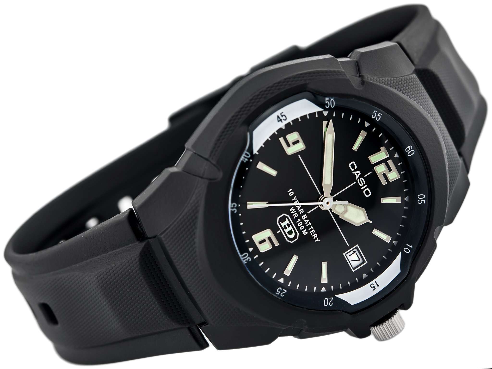 Casio Enticer MW-600F-1AVDF Black Resin Strap Analog Men's Watch-Watch Portal Philippines