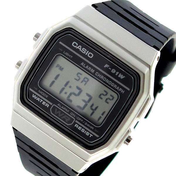 Casio F-91WM-7A Black Resin Strap Watch For Men and Women-Watch Portal Philippines