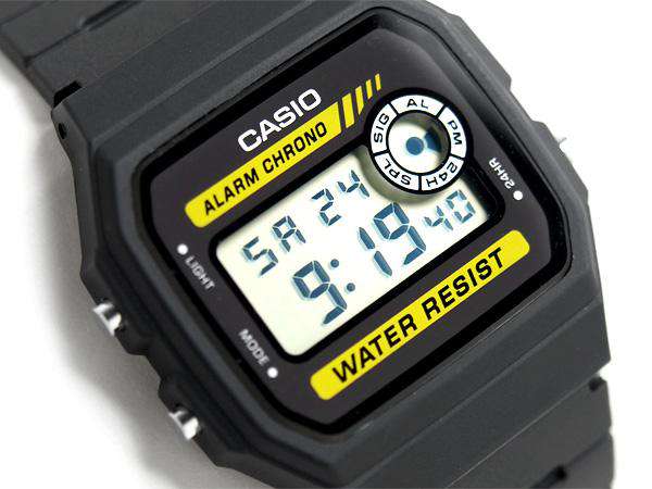 Casio F-94WA-9DG Black Resin Watch for Men and Women-Watch Portal Philippines