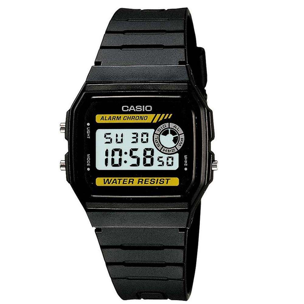 Casio F-94WA-9DG Black Resin Watch for Men and Women-Watch Portal Philippines