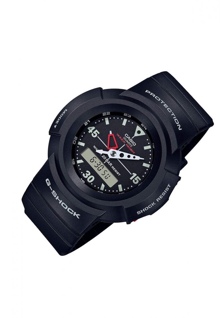 Casio G-shock AW-500E-1EDR Digital Analog Rubber Strap Watch For Men-Watch Portal Philippines