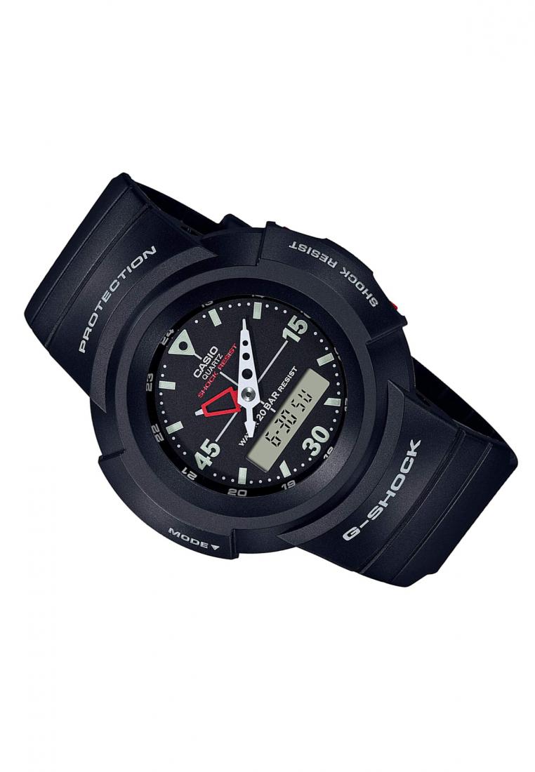 Casio G-shock AW-500E-1EDR Digital Analog Rubber Strap Watch For Men-Watch Portal Philippines