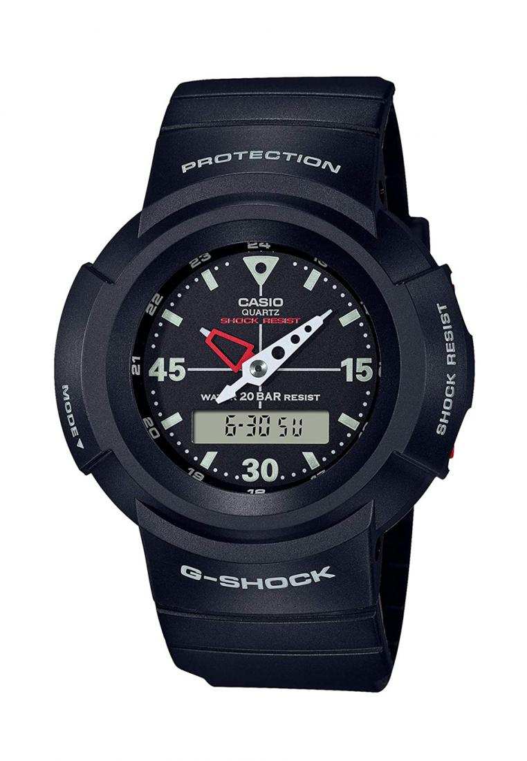 Casio G-shock AW-500E-1EDR Digital Analog Rubber Strap Watch For Men-Watch Portal Philippines