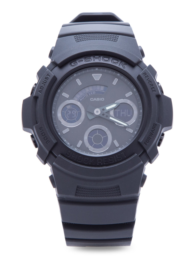 Casio G-shock AW-591BB-1A Digital Analog Rubber Strap Watch For Men-Watch Portal Philippines