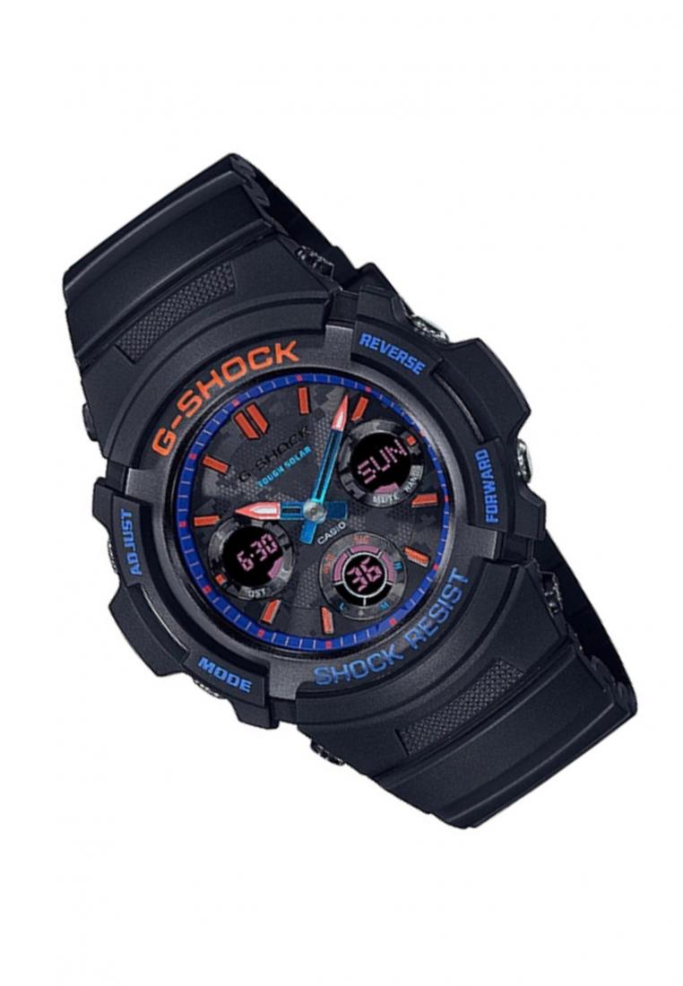 Casio G-shock AWR-M100SCT-1A Solar Digital Analog Rubber Strap Watch For Men-Watch Portal Philippines