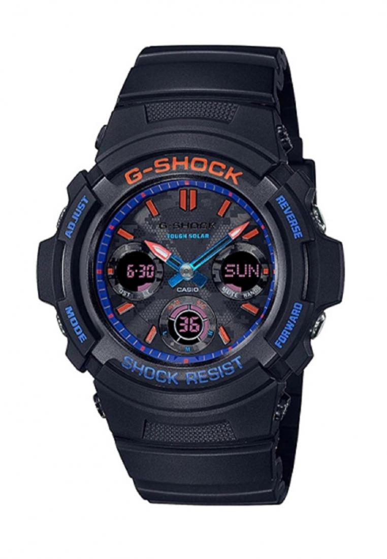 Casio G-shock AWR-M100SCT-1A Solar Digital Analog Rubber Strap Watch For Men-Watch Portal Philippines