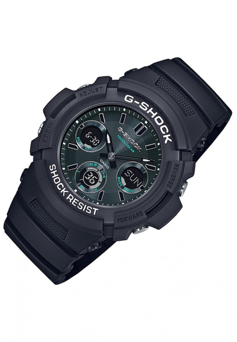 Casio G-shock AWR-M100SMG-1A Solar Digital Analog Rubber Strap Watch For Men-Watch Portal Philippines