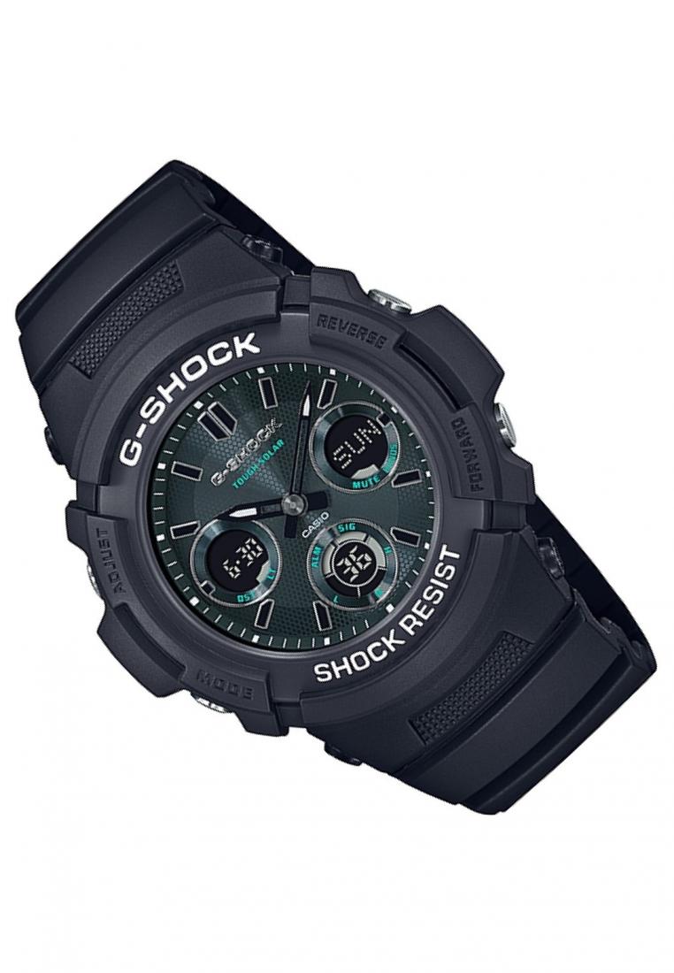 Casio G-shock AWR-M100SMG-1A Solar Digital Analog Rubber Strap Watch For Men-Watch Portal Philippines