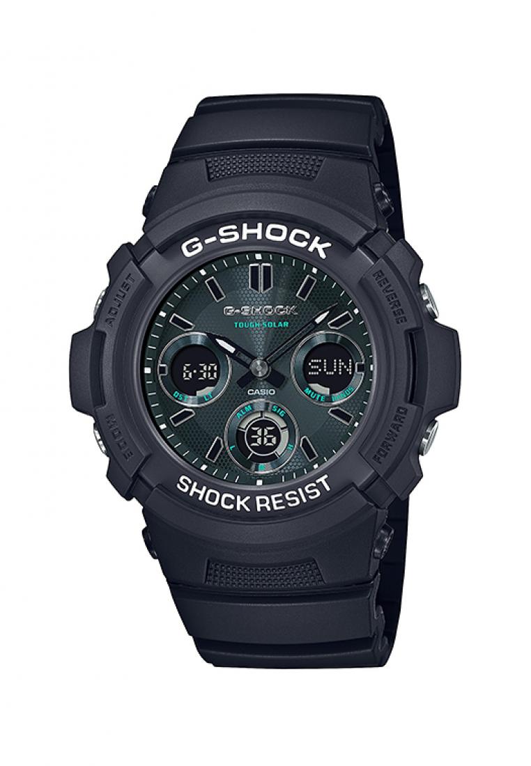 Casio G-shock AWR-M100SMG-1A Solar Digital Analog Rubber Strap Watch For Men-Watch Portal Philippines