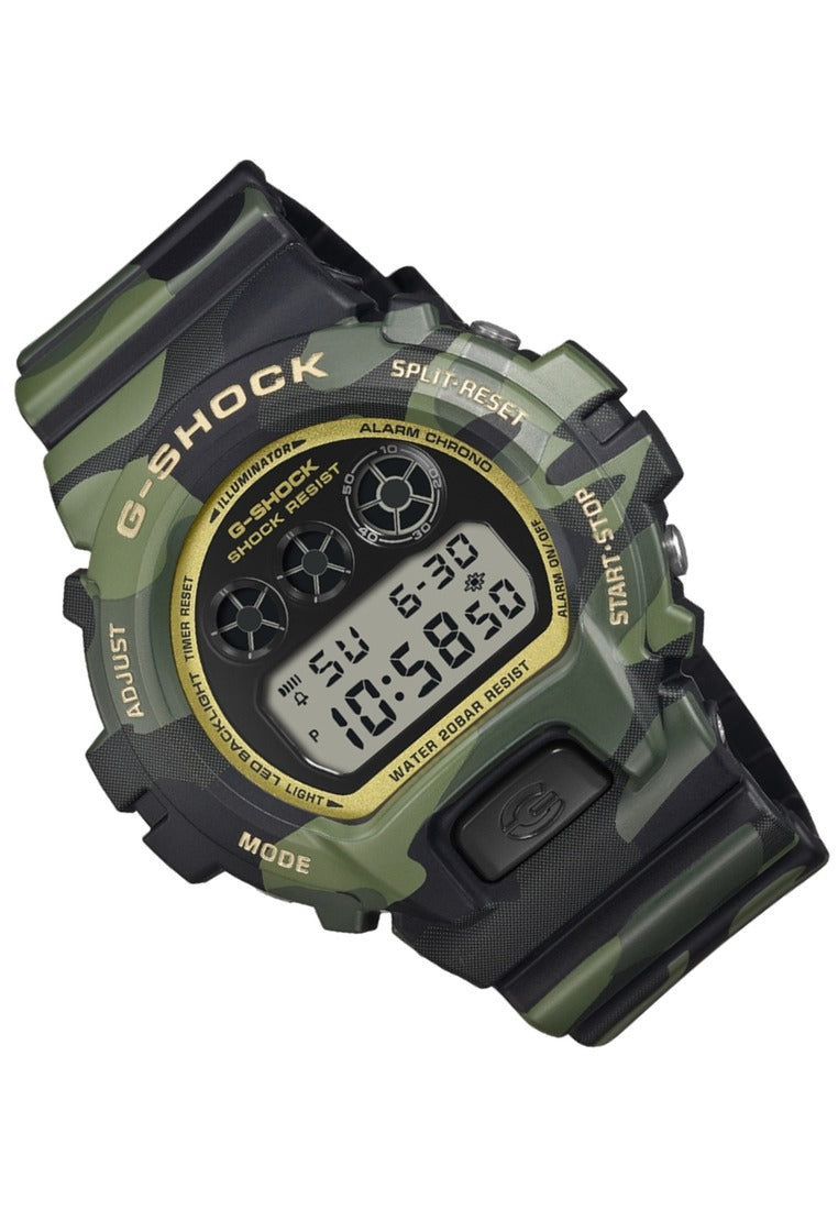 Casio G-shock "Bold Camo & Gold" Digital Rubber Strap Watch for Men DW-6900CMG-3DR-Watch Portal Philippines