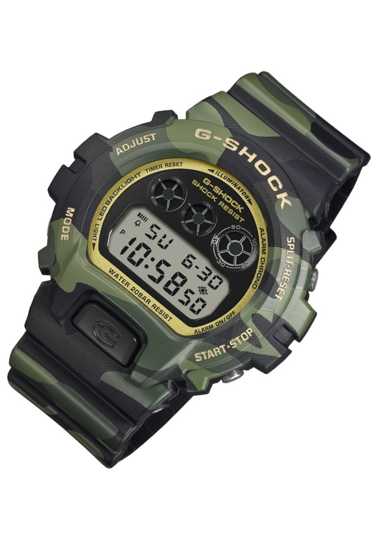 Casio G-shock "Bold Camo & Gold" Digital Rubber Strap Watch for Men DW-6900CMG-3DR-Watch Portal Philippines
