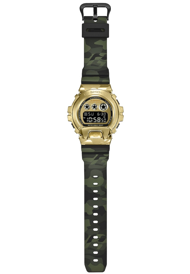 Casio G-shock "Bold Camo & Gold" Digital Rubber Strap Watch for Men GM-6900CMG-3DR-Watch Portal Philippines