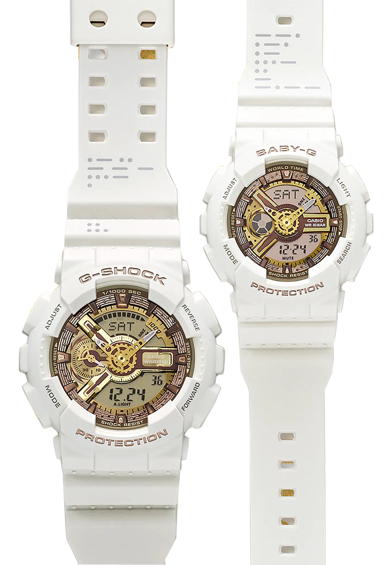 Casio G-Shock Couple Watch LOV-22A-7A Digital Analog Rubber Strap Watch-Watch Portal Philippines