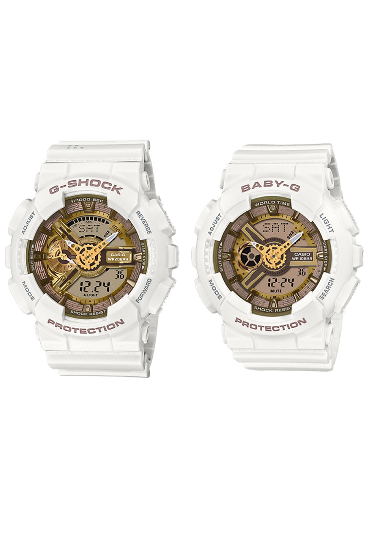 Casio Baby G G Shock Denim Couple Gshock Casio Watch Set For