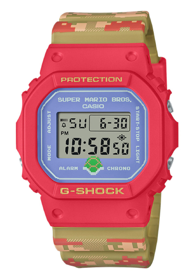 Casio G-shock DW-5600SMB-4DR Super Mario Digital Rubber Strap Watch For Men-Watch Portal Philippines