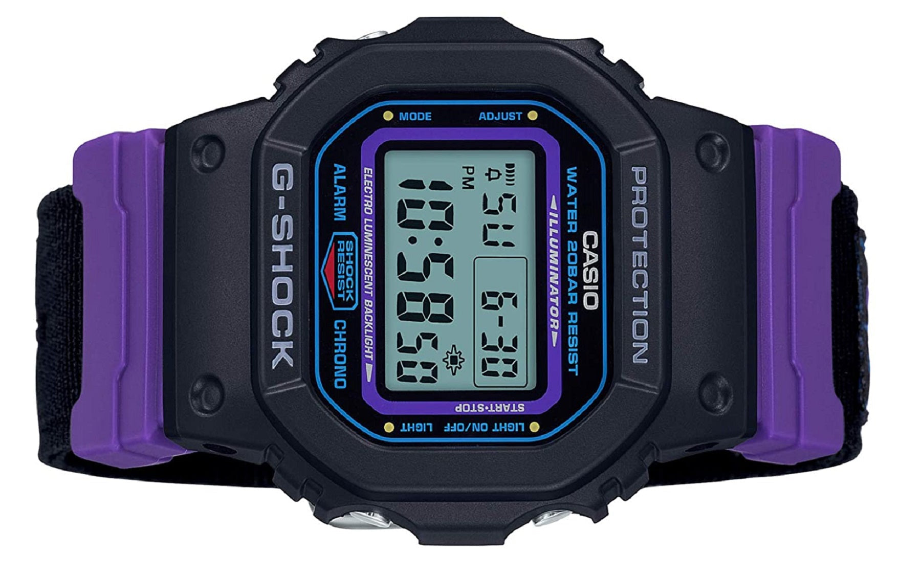 Casio G-shock DW-5600THS-1 Digital Nylon Strap Watch For Men-Watch Portal Philippines