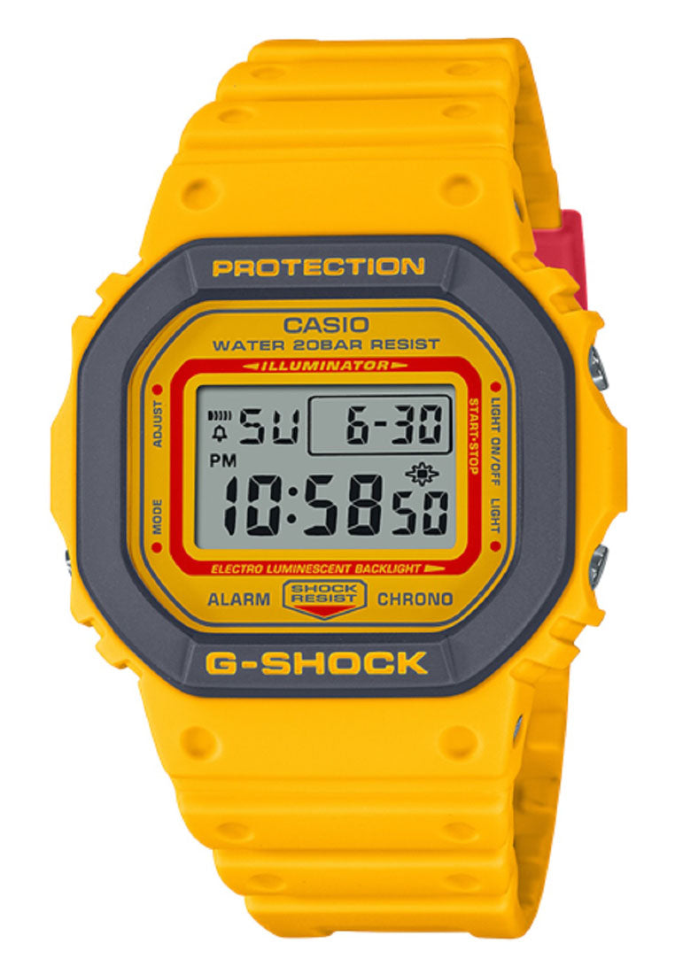Casio G-shock DW-5610Y-9DR Digital Rubber Strap Watch For Men-Watch Portal Philippines