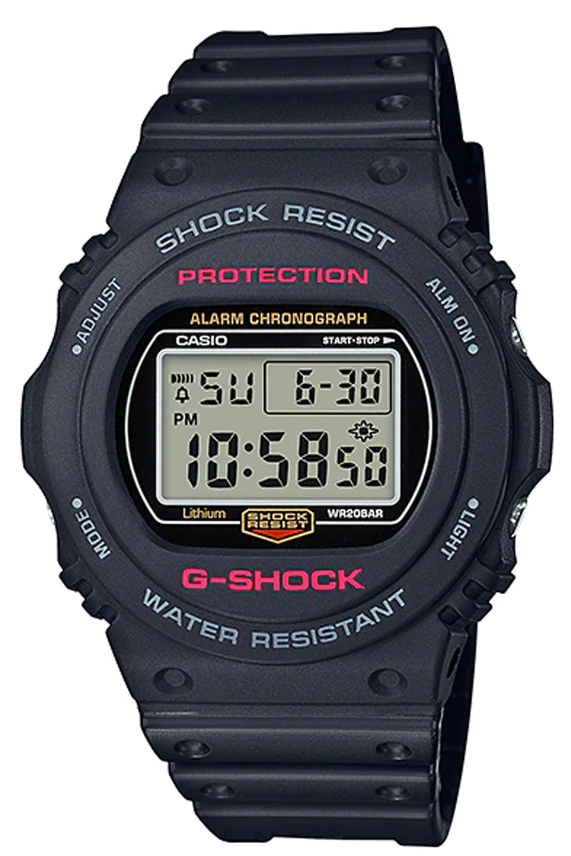 Casio G-shock DW-5750E-1DR Digital Rubber Strap Watch For Men-Watch Portal Philippines