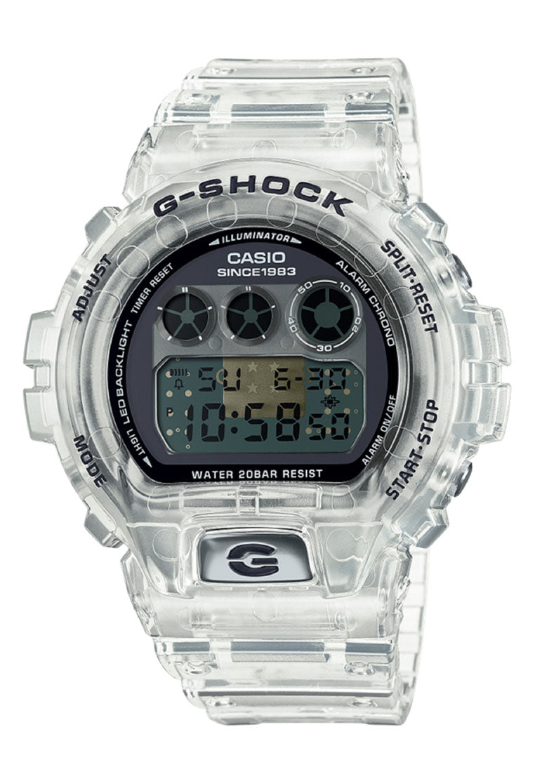 Casio G-Shock DW-6940RX-7DR 40th Anniversary CLEAR REMIX Digital Rubber Strap Watch For Men-Watch Portal Philippines