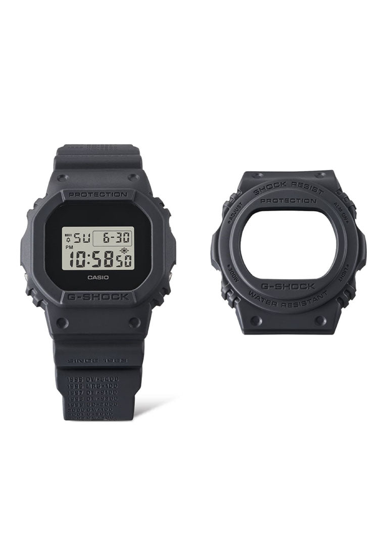 Casio G-SHOCK DWE-5657RE-1DR 40th Anniversary REMASTER BLACK Digital Rubber Strap Watch For Men-Watch Portal Philippines