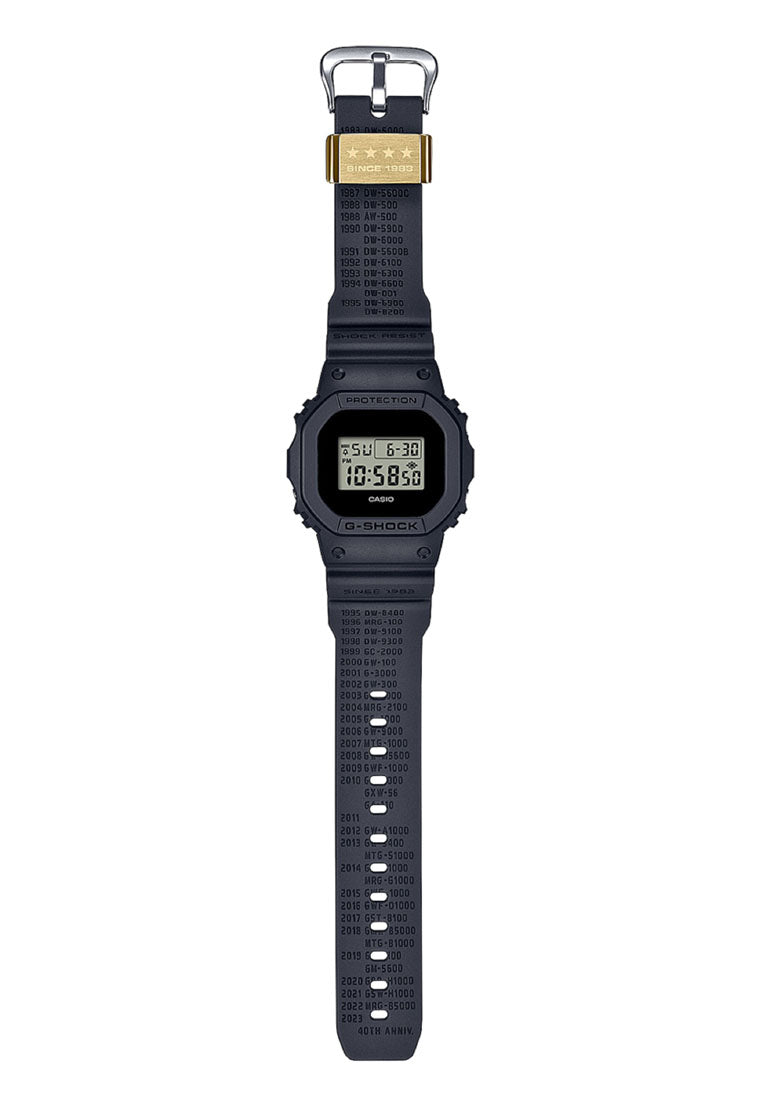 Casio G-SHOCK DWE-5657RE-1DR 40th Anniversary REMASTER BLACK Digital Rubber Strap Watch For Men-Watch Portal Philippines