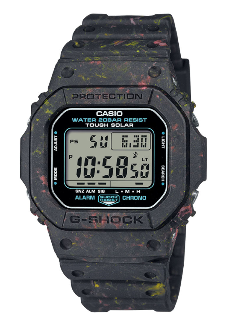 Casio G-shock G-5600BG-1DR Digital Rubber Strap Solar Watch for Men-Watch Portal Philippines