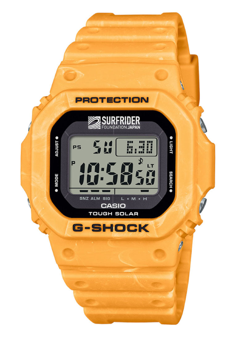 Casio G-shock G-5600SFJ-9DR Surfrider Collaboration Digital Rubber Strap  Solar Watch For Men