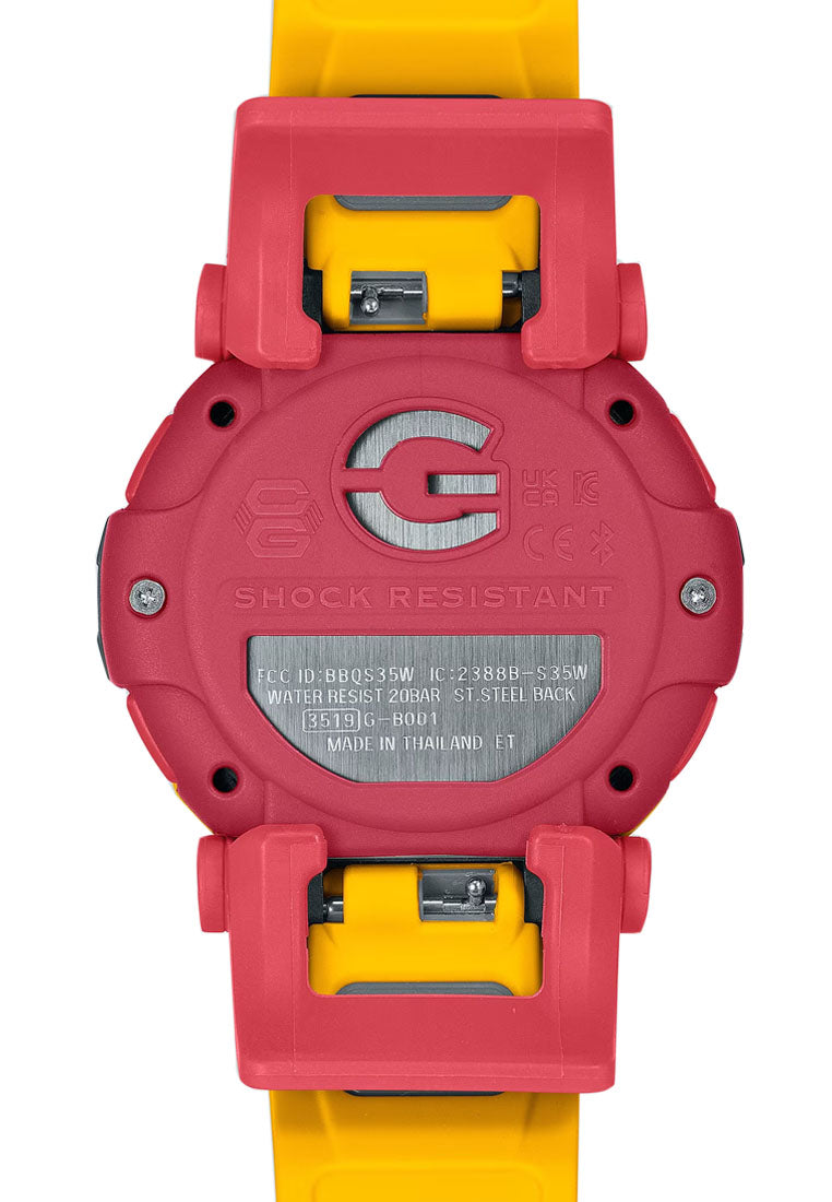 Casio G-shock G-B001MVE-9DR Digital Rubber Strap Watch For Men-Watch Portal Philippines