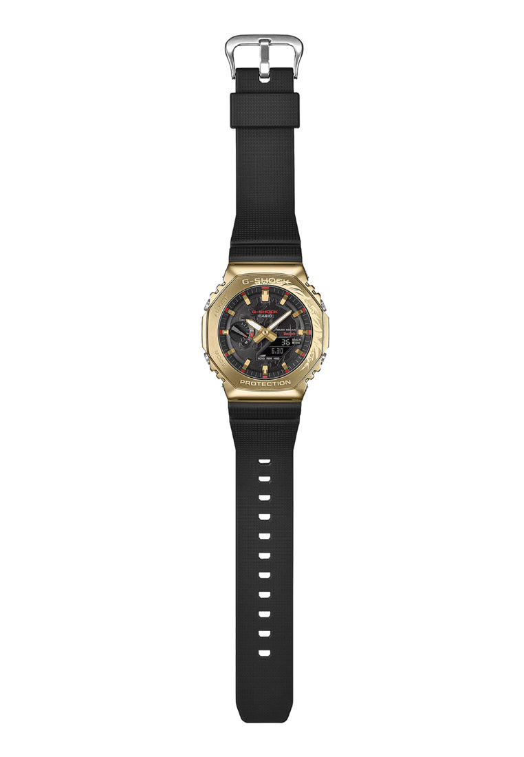 Casio G-shock G-Steel GBM-2100CX-9ADR Digital Analog Rubber Strap Solar Bluetooth Watch For Men-Watch Portal Philippines