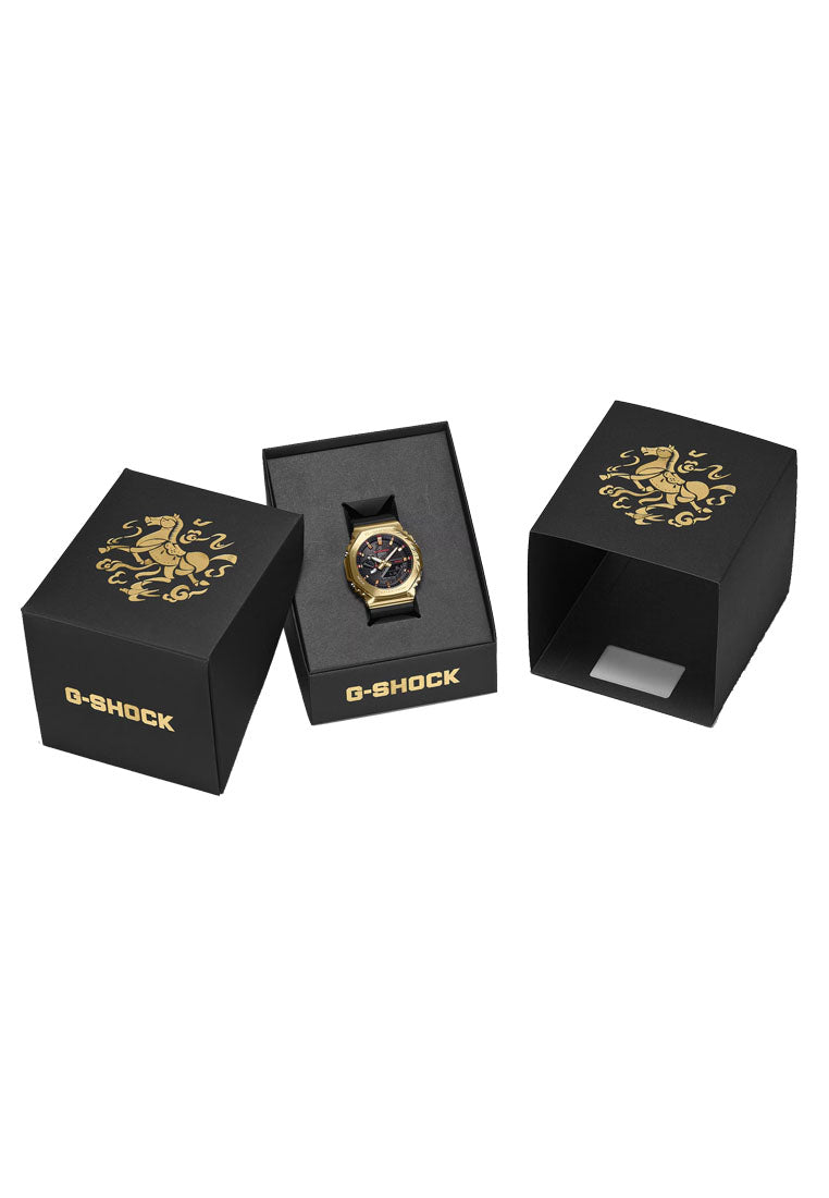 Casio G-shock G-Steel GBM-2100CX-9ADR Digital Analog Rubber Strap Solar Bluetooth Watch For Men-Watch Portal Philippines