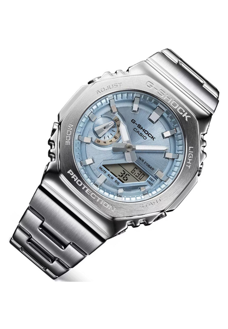 Casio G-shock G-steel GM-2110D-2A Digital Analog Stainless Steel Watch for Men-Watch Portal Philippines