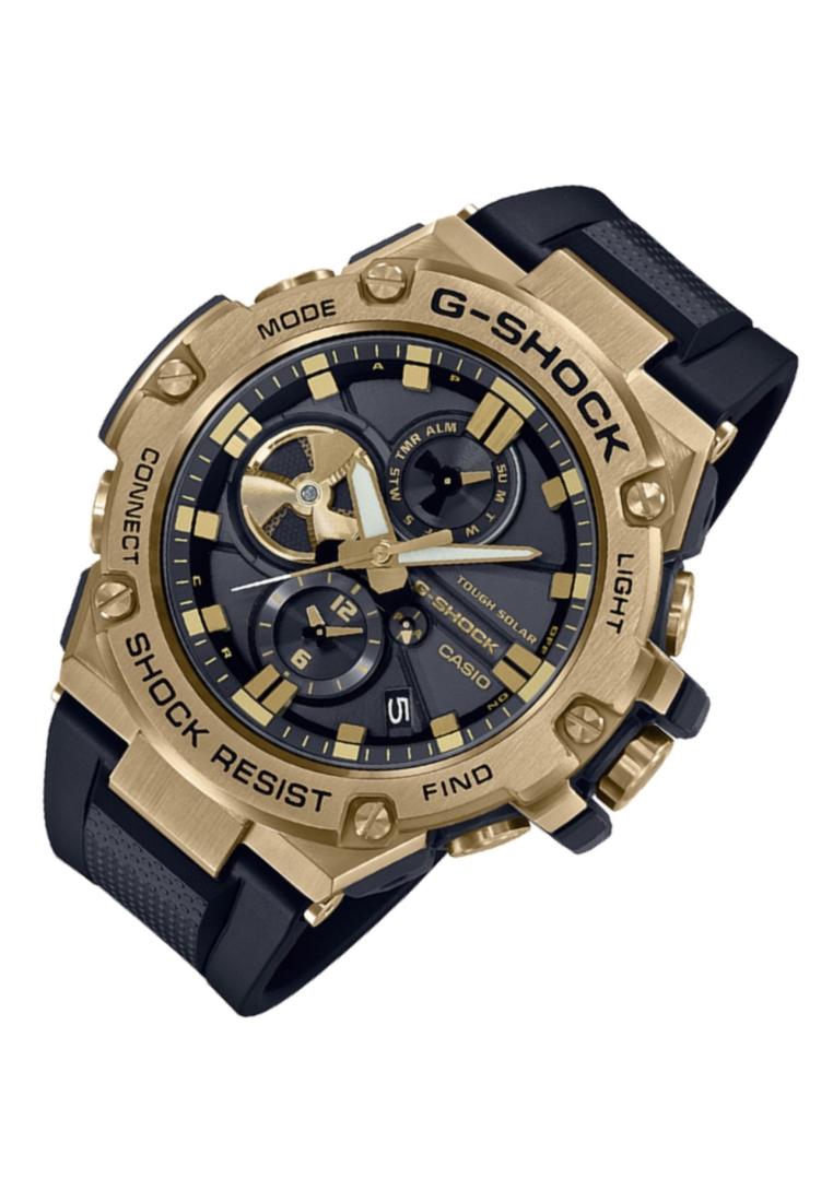 Casio G-shock G-steel GST-B100GB-1A9 Solar Digital Analog Rubber Strap Watch-Watch Portal Philippines