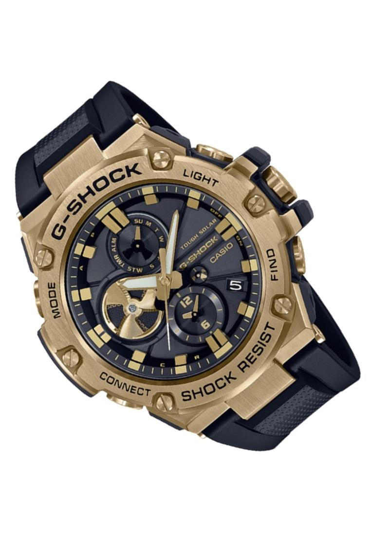 Casio G-shock G-steel GST-B100GB-1A9 Solar Digital Analog Rubber Strap Watch-Watch Portal Philippines