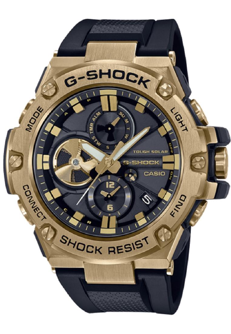 Casio G-shock G-steel GST-B100GB-1A9 Solar Digital Analog Rubber Strap Watch-Watch Portal Philippines