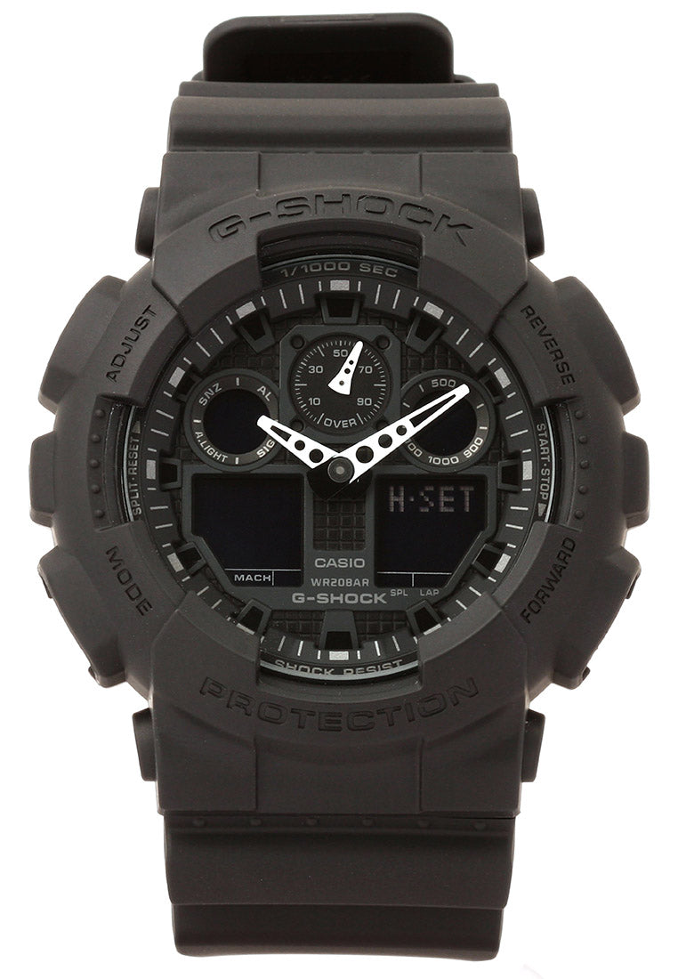 Casio G-Shock GA-100-1A1DR Dark Knight Digital Analog Watch For Men