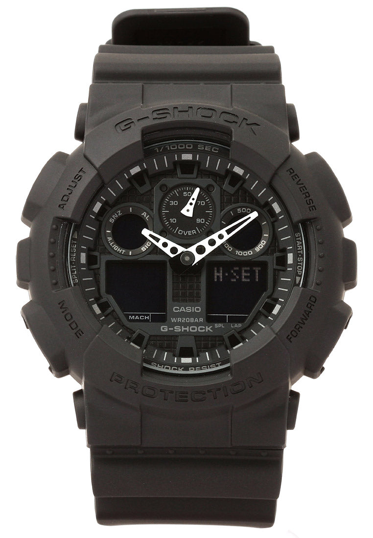 Casio G-Shock GA-100-1A1DR Dark Knight Digital Analog Watch For Men-Watch Portal Philippines