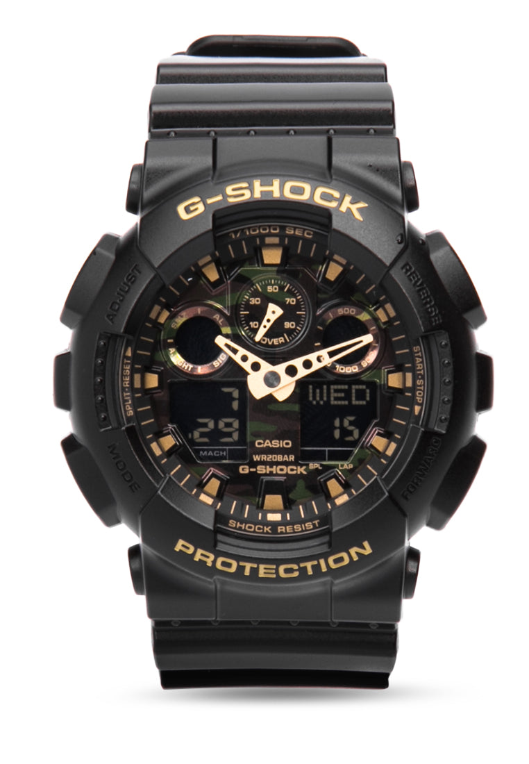 Casio G-shock GA-100CF-1A9 Digital Analog Rubber Strap Watch For Men-Watch Portal Philippines