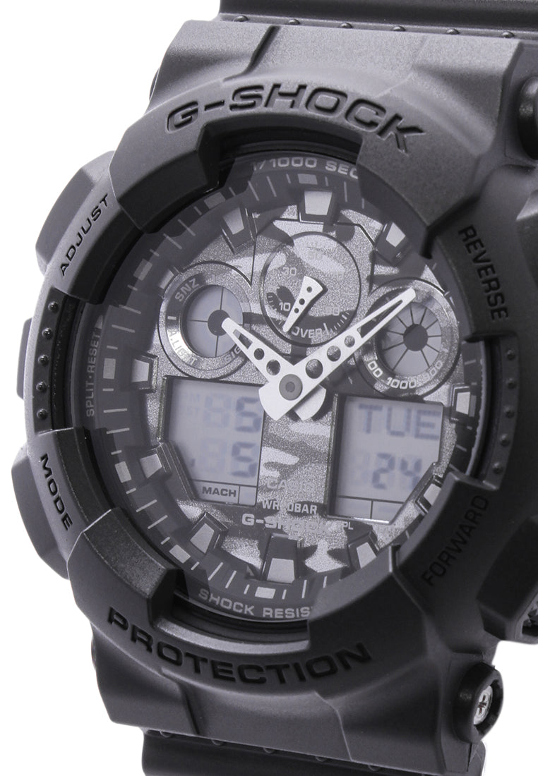 Casio G-shock GA-100CF-8A Digital Analog Rubber Strap Watch For Men-Watch Portal Philippines