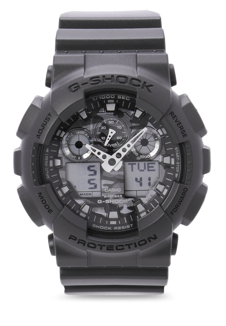 Casio G-shock GA-100CF-8A Digital Analog Rubber Strap Watch For Men-Watch Portal Philippines