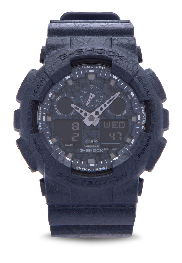Casio G-shock GA-100CG-2A Digital Analog Rubber Strap Watch For Men-Watch Portal Philippines