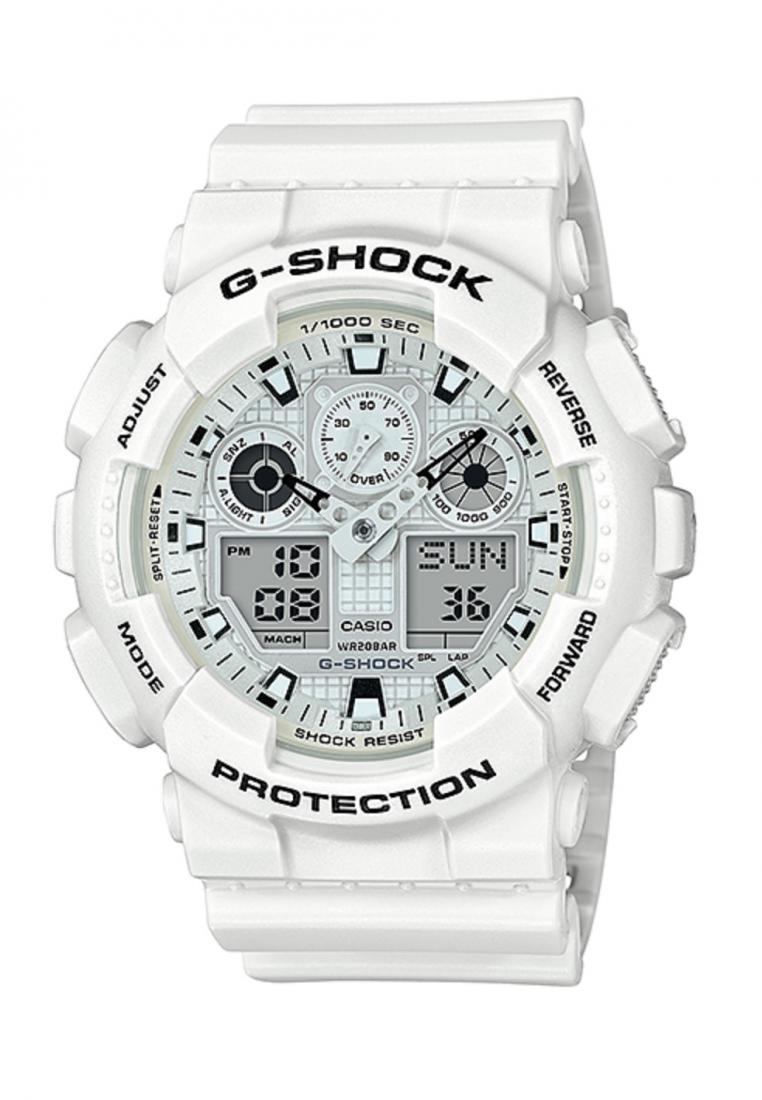Casio G-shock GA-100MW-7A Digital Analog Rubber Strap Watch For Men-Watch Portal Philippines