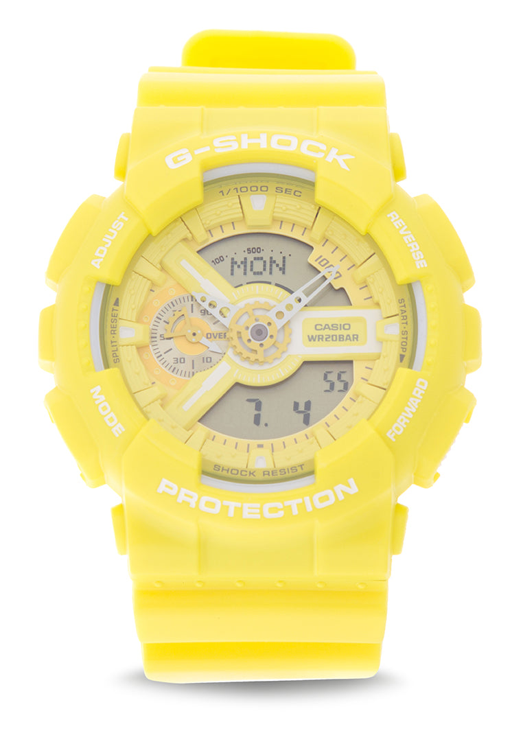 Casio G-shock GA-110BC-9A Digital Analog Rubber Strap Watch For Men-Watch Portal Philippines