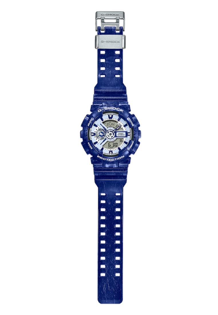 Casio G-shock GA-110BWP-2A Digital Analog Rubber Strap Watch For Men-Watch Portal Philippines