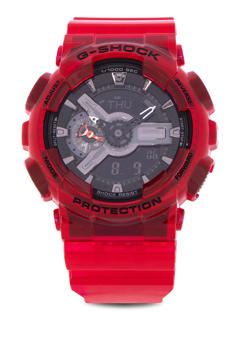 Casio G-shock GA-110CR-4A Digital Analog Rubber Strap Watch For Men-Watch Portal Philippines
