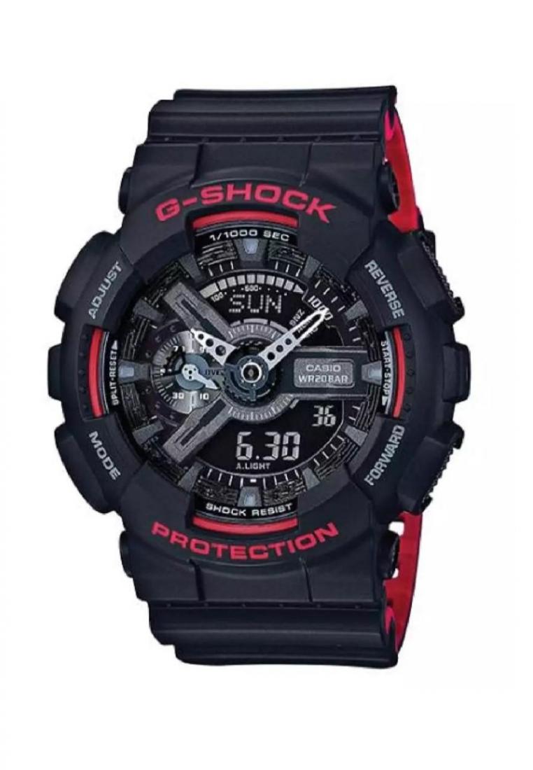 Casio G-shock GA-110HR-1A Digital Analog Rubber Strap Watch For Men-Watch Portal Philippines