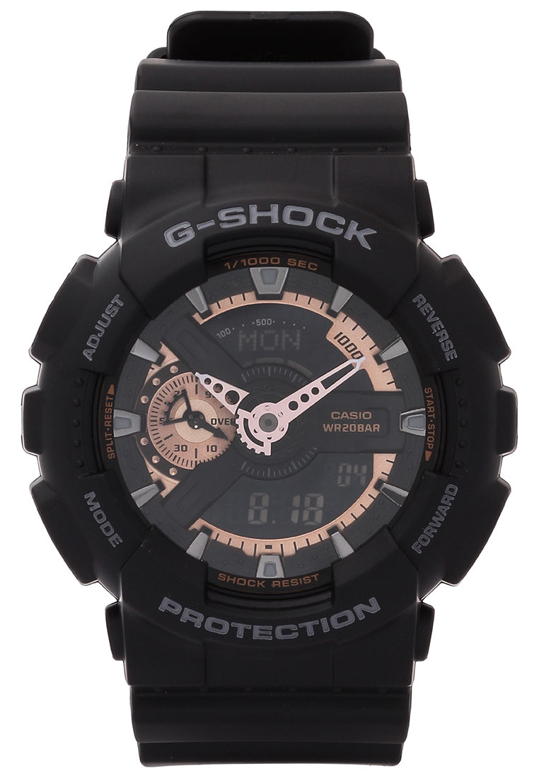 Casio G-shock GA-110RG-1ADR Digital Analog Rubber Strap Watch For Men-Watch Portal Philippines